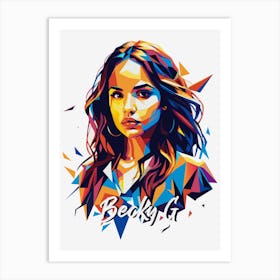 Becky G 02 Art Print