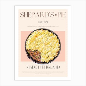 Shepherd's Pie Mid Century Art Print