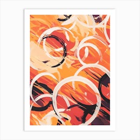 Abstract Circles 7 Art Print