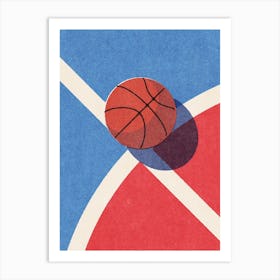 BALLS Basketball - outdoor II Art Print