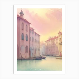 Venice in Silent Art Print