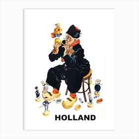 Holland, Toy Maker Art Print