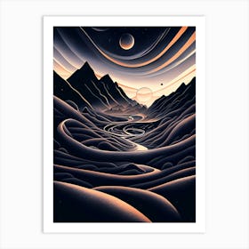 Landscape Of The Universe Art Print