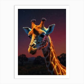 Giraffe 95 Art Print