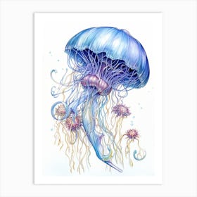 Portuguese Man Of War Jellyfish 12 Art Print