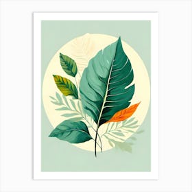 Tropical Leaves 16 Art Print