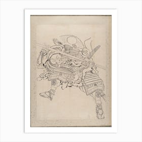 Album Of Sketches By Katsushika Hokusai And His Disciples, Katsushika Hokusai 6 Art Print