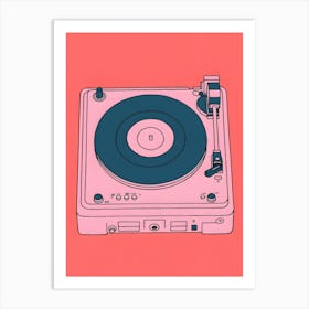 Turntable Canvas Print Art Print