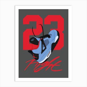 Nike Air Jordan 4 Art Print