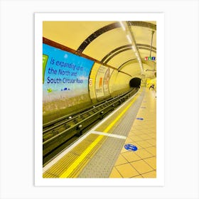 London Tube Station Art Print