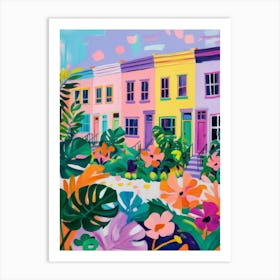 Colorful Houses 4 Art Print