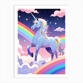 Unicorn In The Sky 22 Art Print