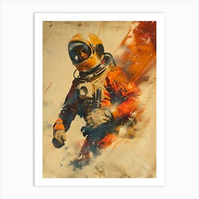 Astronaut In Space 5 Art Print