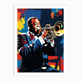 Jazz Musician Art Print