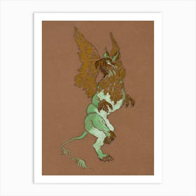 The Gryphon (1915), Alice in Wonderland Art Print