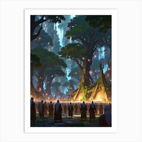 Lord Of The Rings 16 Art Print