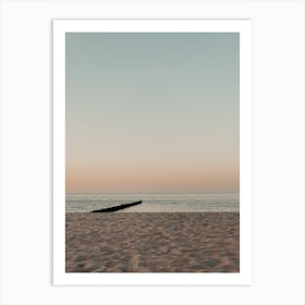 Sundown Beach Art Print