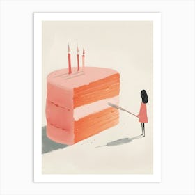 Birthday Cake Art Print