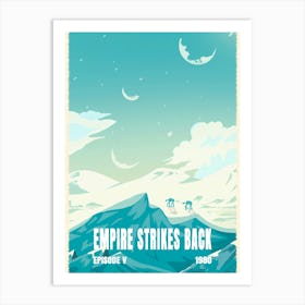 Empire Strikes Back Art Print