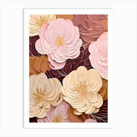 Paper Flowers 34 Art Print