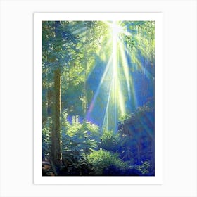 Atlanta Botanical Garden, 1, Usa Monet Style Classic Painting Art Print