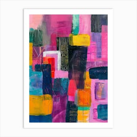 Abstract Cityscape 2 Art Print