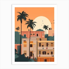 Gambia 1 Travel Illustration Art Print