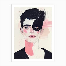 Portrait Of A Young Man 20 Art Print