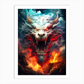 Dragon Head 6 Art Print