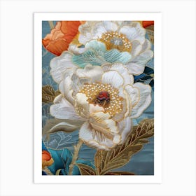 Chinese Embroidery 28 Art Print