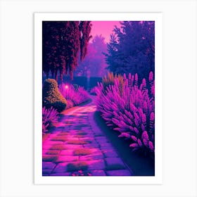 Purple Garden Art Print