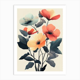 Flowers In A Vase 118 Art Print