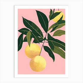 Lemons On A Branch 3 Affiche