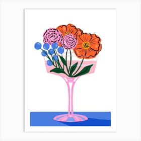 Massive Floral Cocktail Art Print