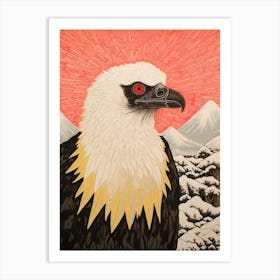 Bird Illustration Vulture 3 Art Print