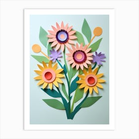 Paper Flowers 3 Art Print