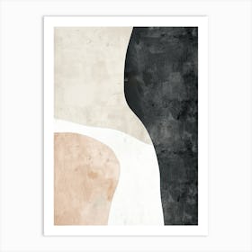 Silhouettes In Balance Minimalist Style Art Print