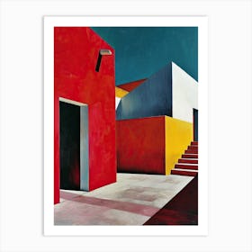 'The House' Minimalism, Surrealism Art Print