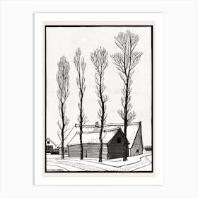 Winter, Julie De Graag Art Print