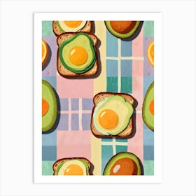 Avocado Toast Art Print