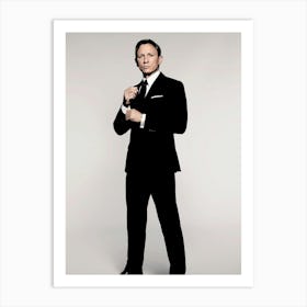 Daniel Craig james bond 2 Art Print