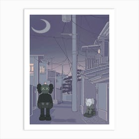 Btwnk kaws Art Print