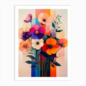 Flowers In A Vase 125 Art Print