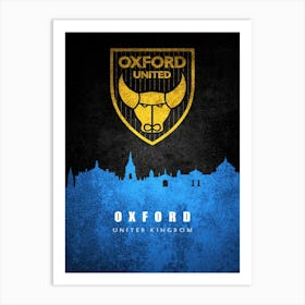 Oxford United Art Print