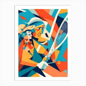 Tennis Player Art Print