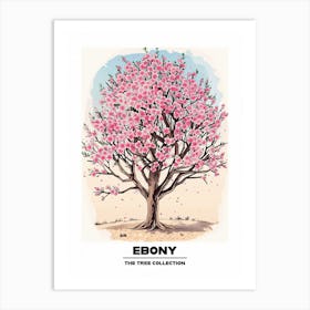 Ebony Tree Storybook Illustration 1 Poster Art Print