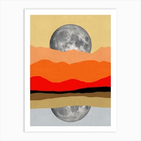 Surrealistic landscape Art Print