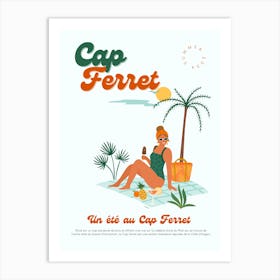 Un été au Cap Ferret Art Print