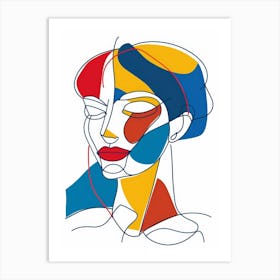 Portrait Of A Woman 99 Art Print