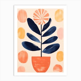 Plant In A Pot Art Print